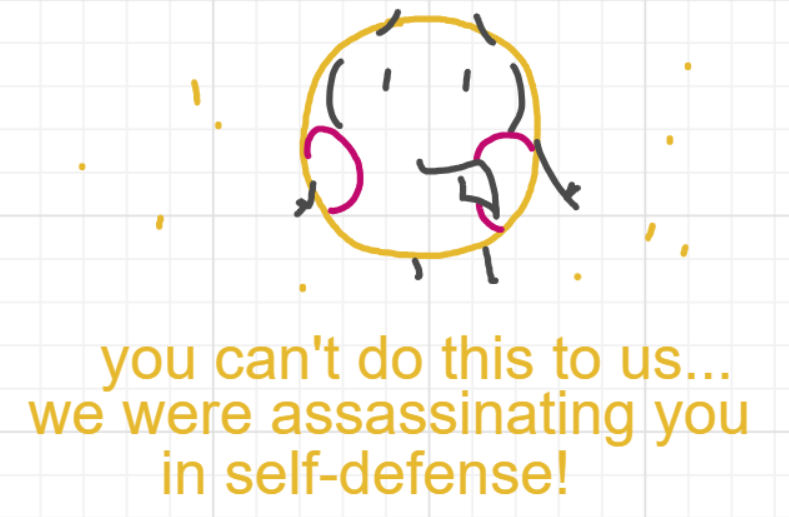 A panel from I've Been Everywhere, Man, episode nine of the Board Boards object show by Furretwalk/WalkingFurret.